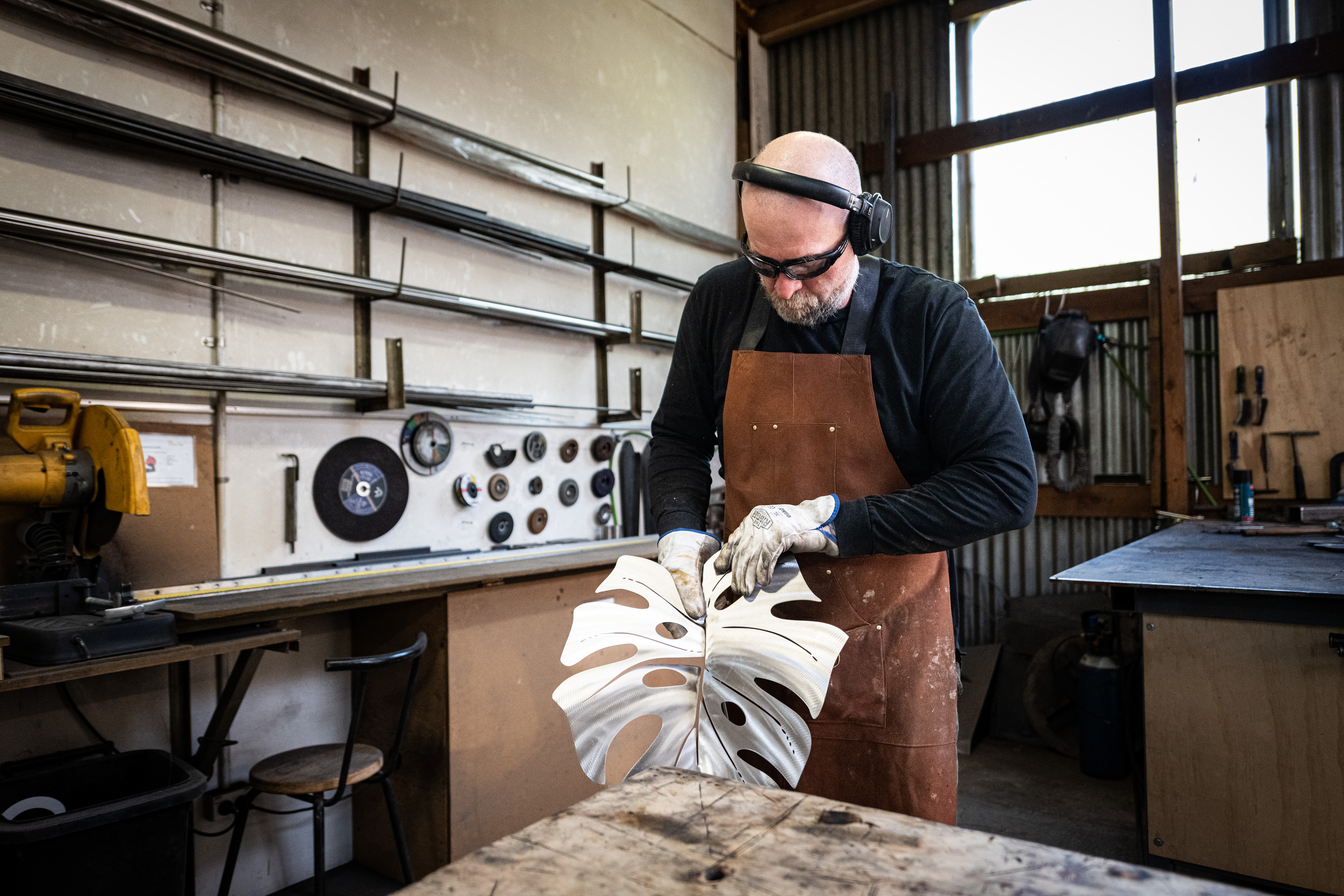Inside the Cohen Workshop studio, Nelson NZ